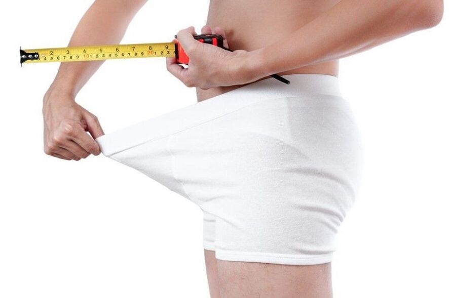 增大练习前的阴茎测量